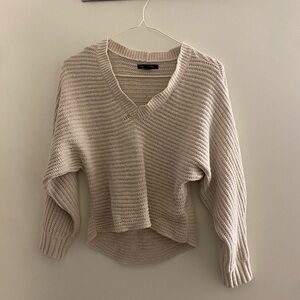 American Eagle XXS Cable Knit Sweater V-Neck